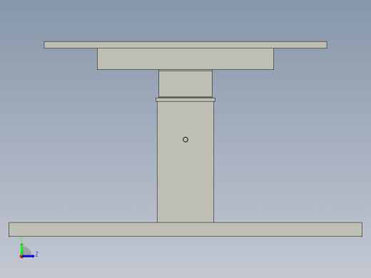 工作台height-adjusting-table-concept--stp stl左视缩略图