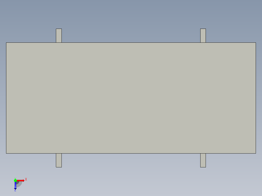 工作台height-adjusting-table-concept--stp stl俯视图