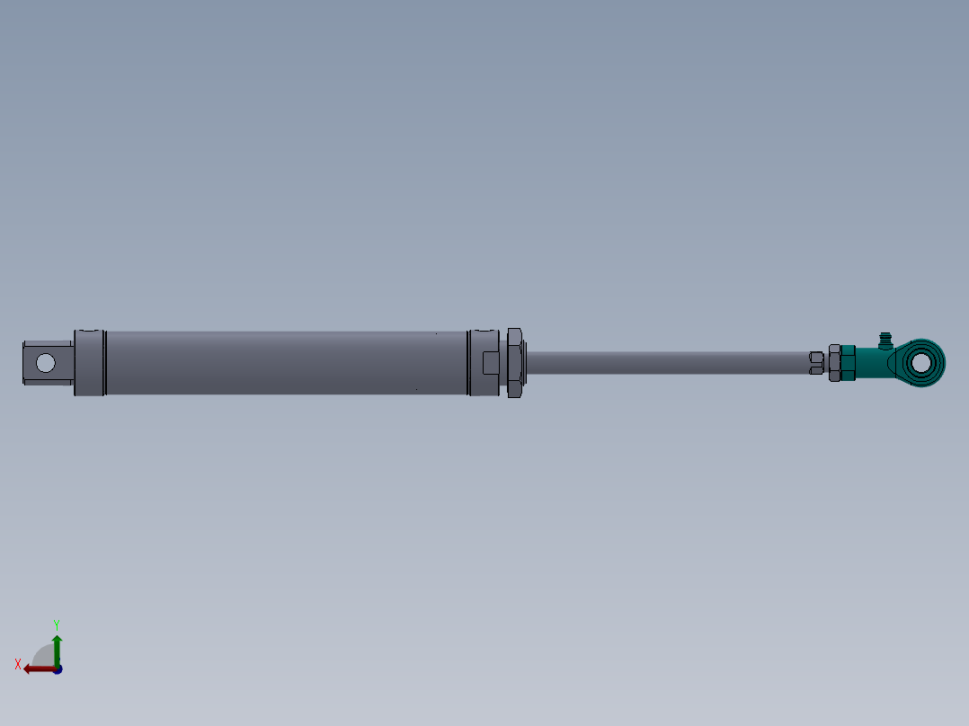 MA32x150-S-M-2气缸后视图