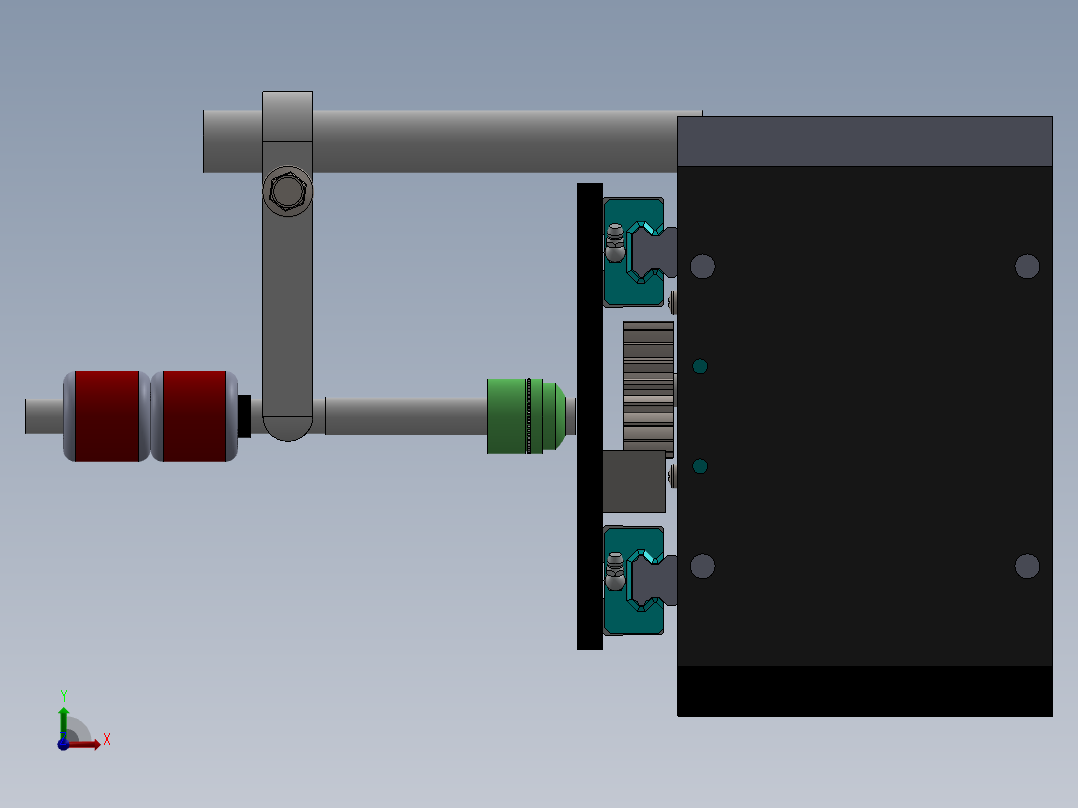 机械摩擦测量mechanical-friction-measuring-模型格式为 sw前视图