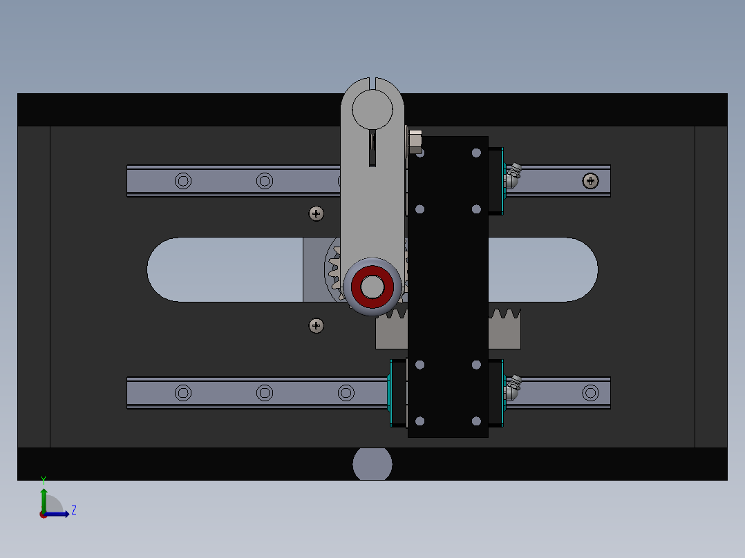 机械摩擦测量mechanical-friction-measuring-模型格式为 sw左视图