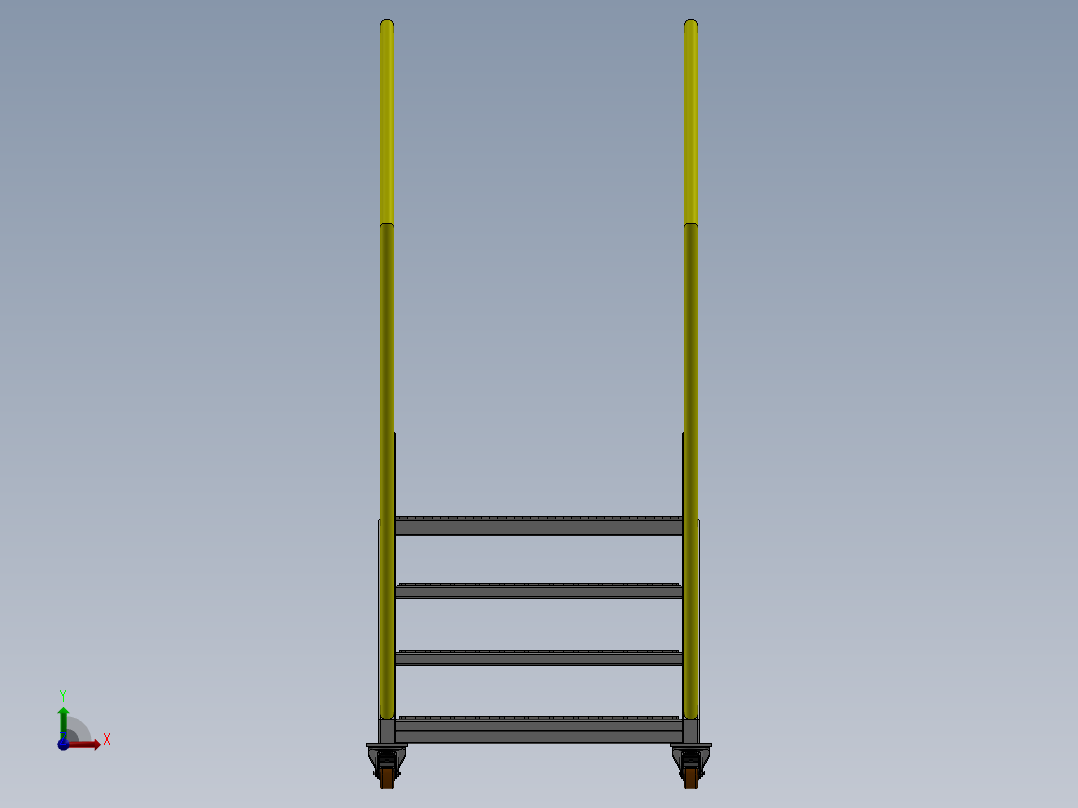 楼梯梯子plataforma-movel-2 11 SW前视图