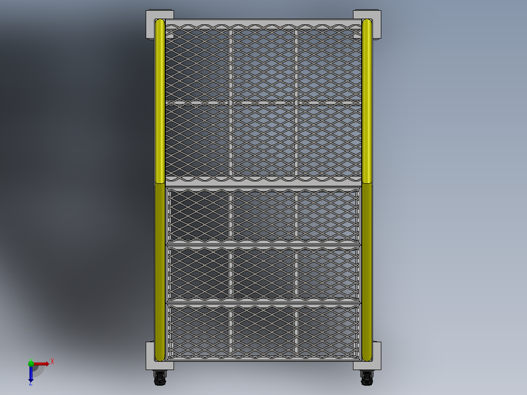 楼梯梯子plataforma-movel-2 11 SW俯视图