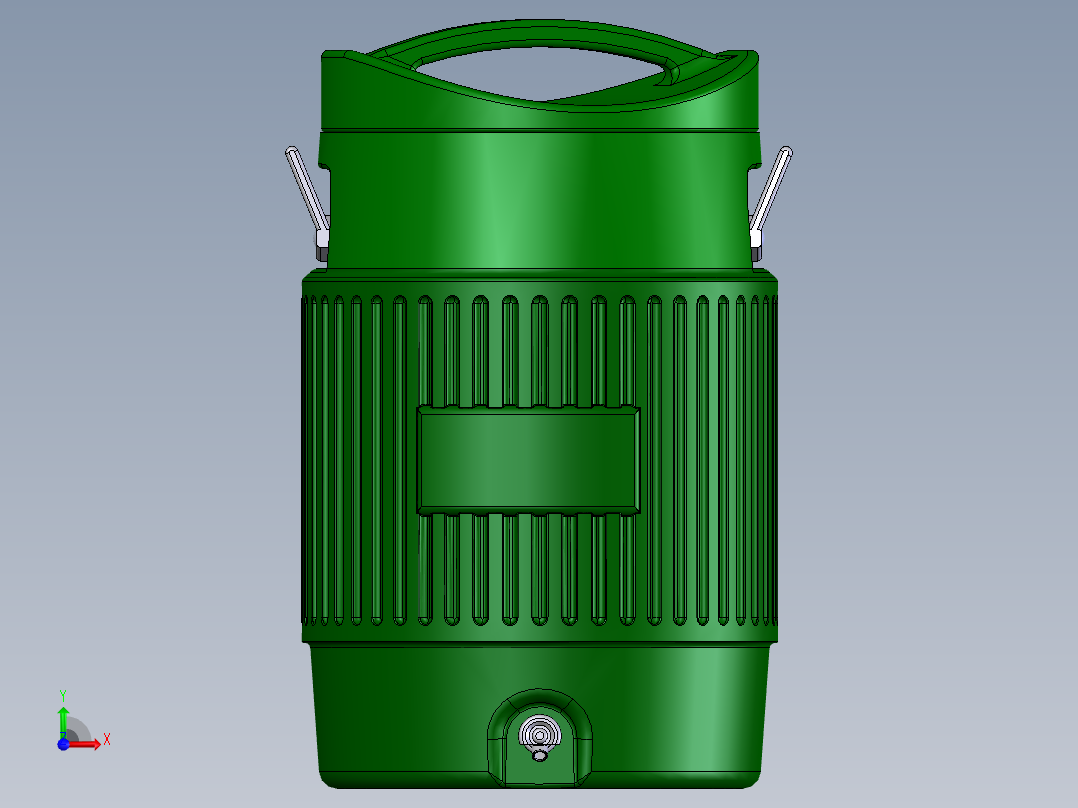 保温桶饮水机前视图