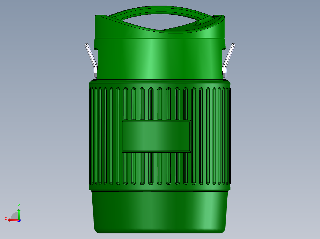 保温桶饮水机后视图