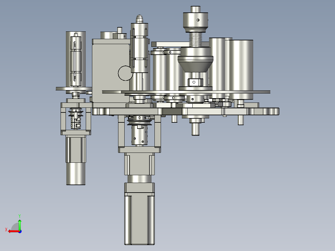 02剥离膜机构后视图