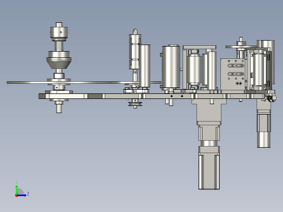 02剥离膜机构左视图