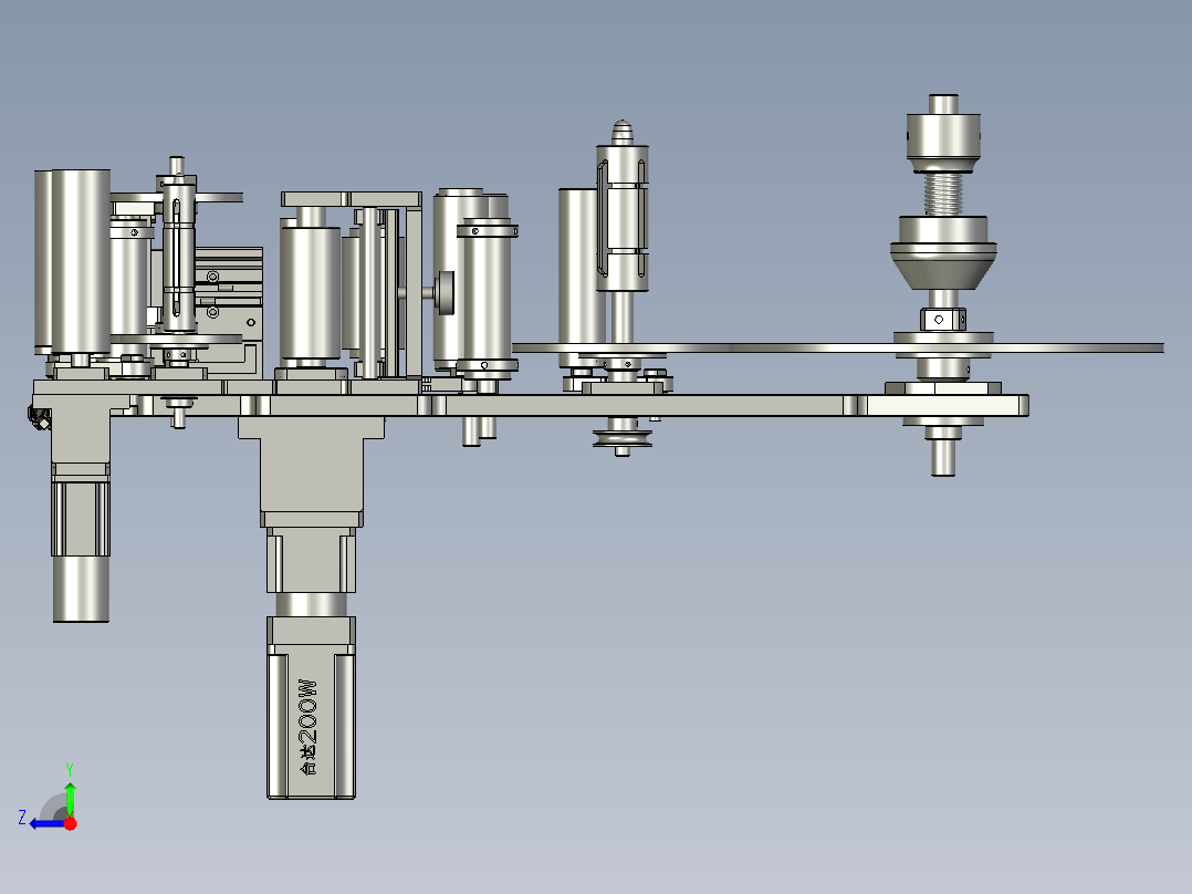 02剥离膜机构右视图