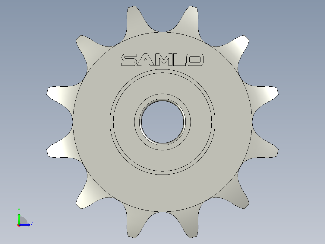 链轮惰轮上隆STLA-10A-12左视图