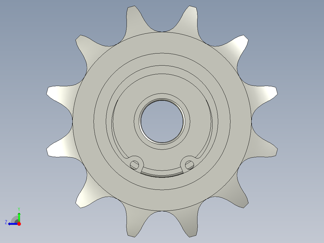 链轮惰轮上隆STLA-10A-12右视图