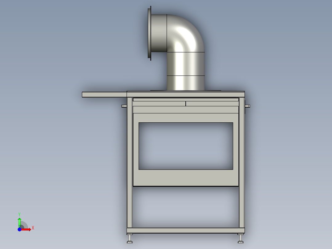 活性炭箱0前视图