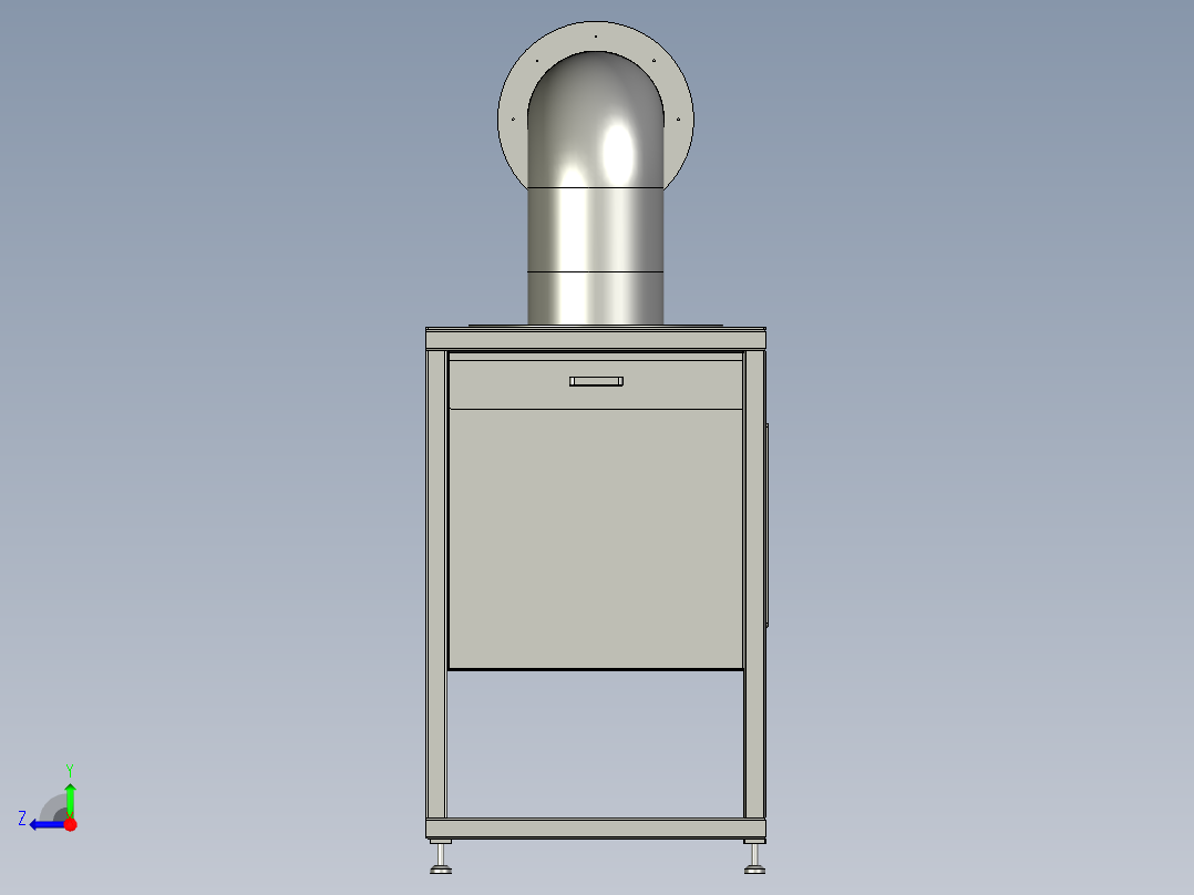 活性炭箱0右视图