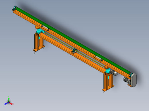 单滚筒举行机构设计
