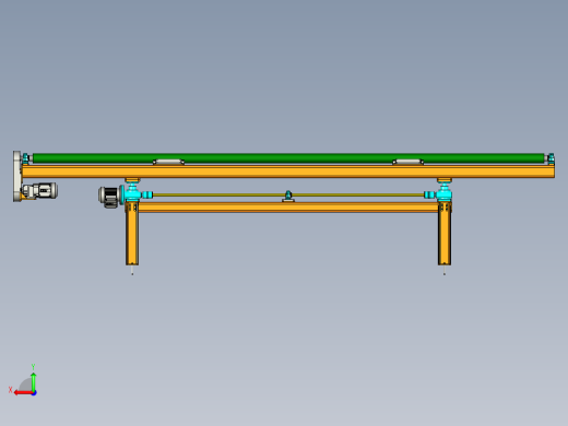 单滚筒举行机构设计后视缩略图