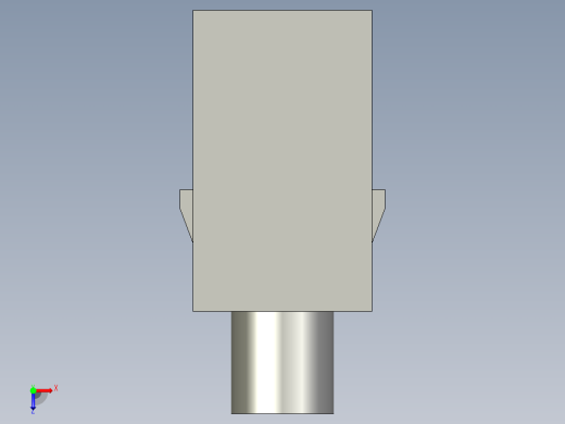 产品注塑压合总成俯视缩略图