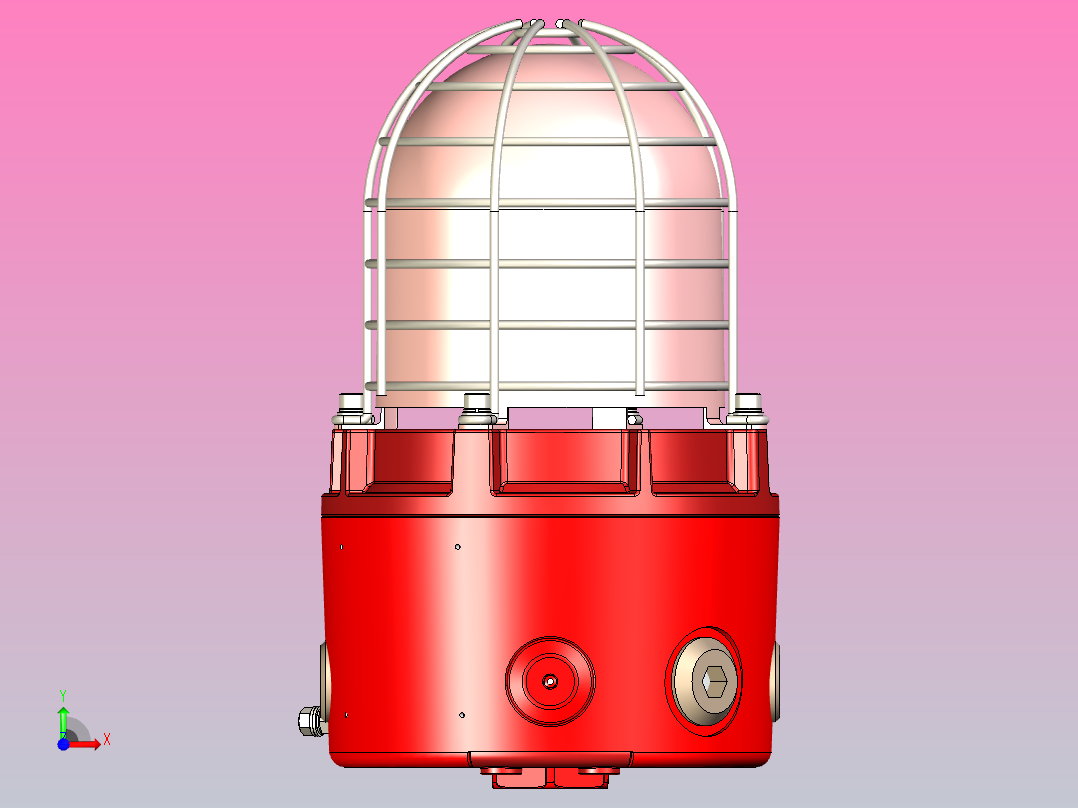 IP等级UL认证防爆信标前视图