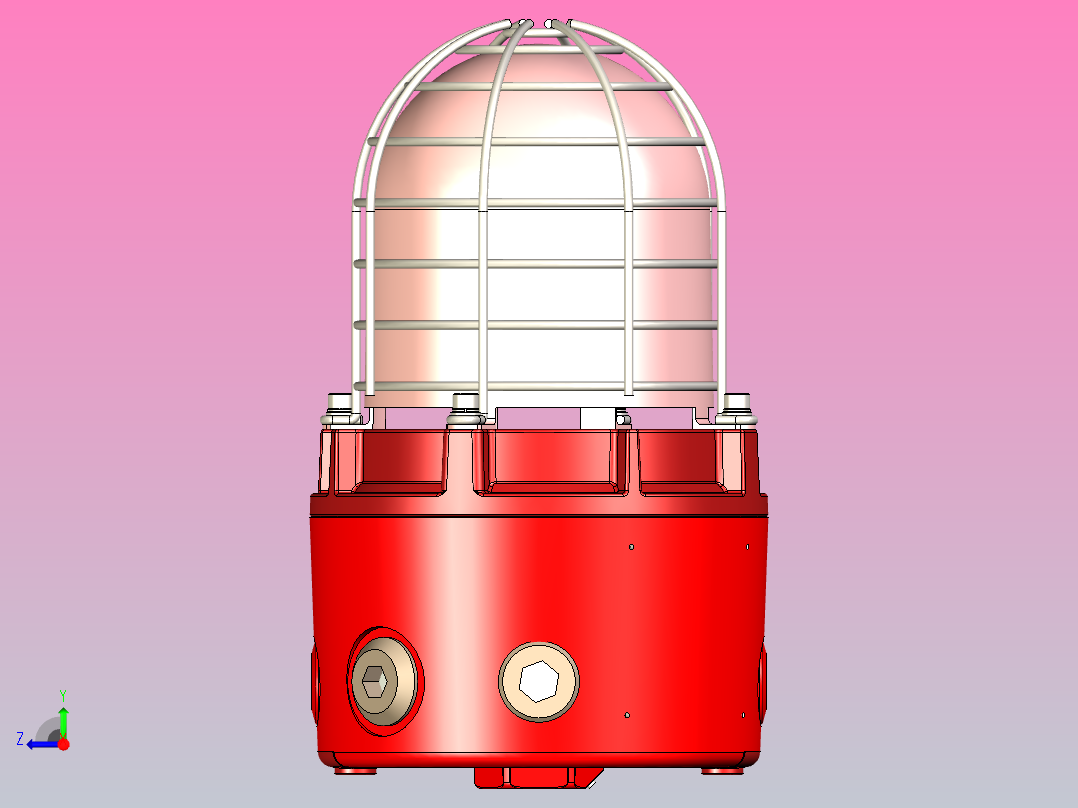 IP等级UL认证防爆信标右视图