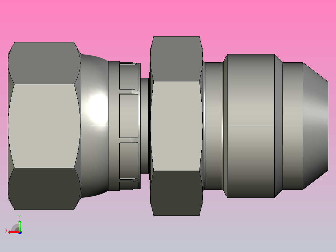 10 8 xhx6 s硬管接头后视图