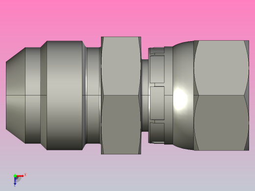 10 8 xhx6 s硬管接头俯视缩略图