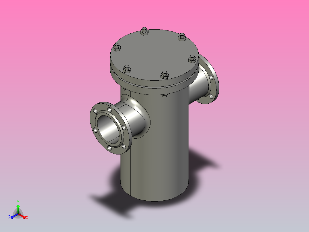 SD16C 篮式过滤器[100]主视图