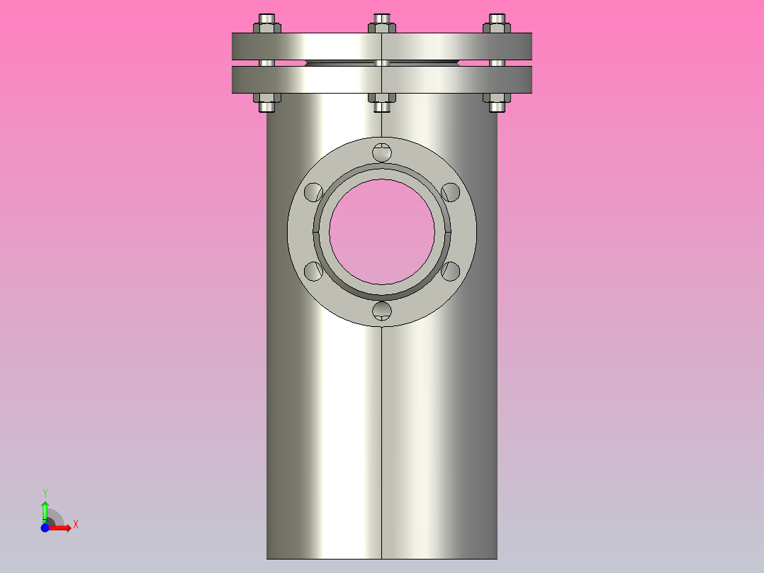 SD16C 篮式过滤器[100]前视图