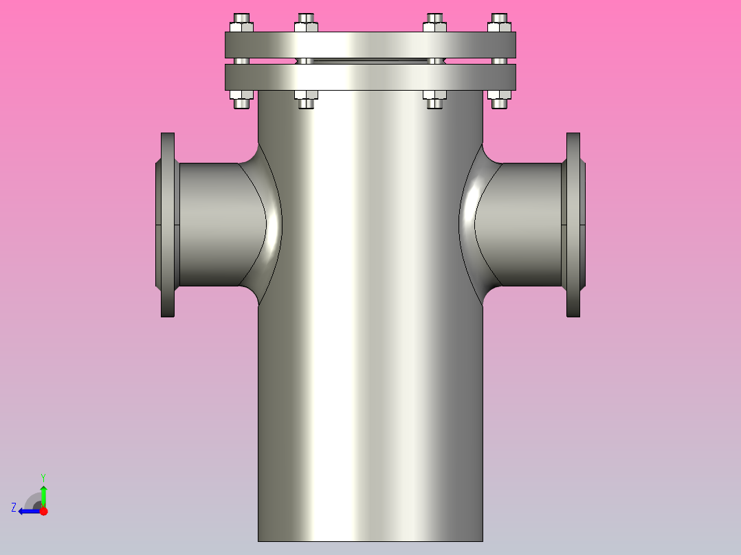 SD16C 篮式过滤器[100]右视图
