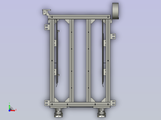 PCM板上料机架_0210A前视缩略图
