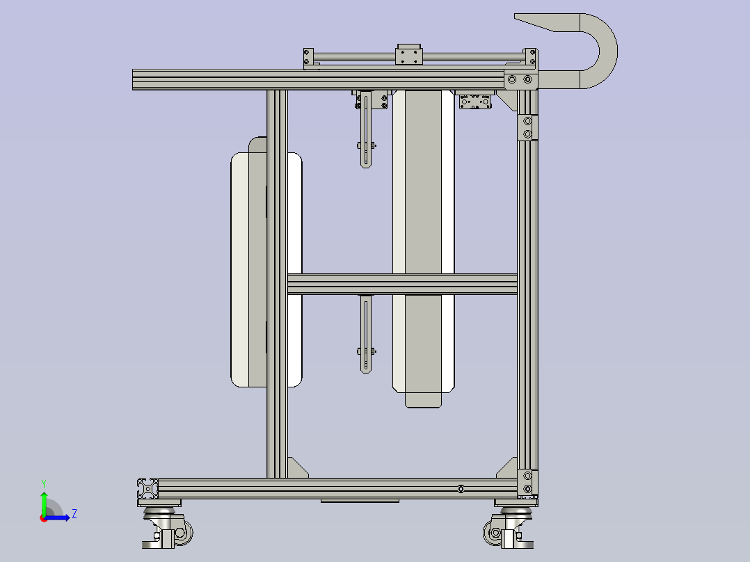 PCM板上料机架_0210A左视图