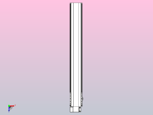 皮带直线轴半封闭可选导轨TPA-HNB-202D-140-L1350-LP-Y-P75-N3俯视缩略图
