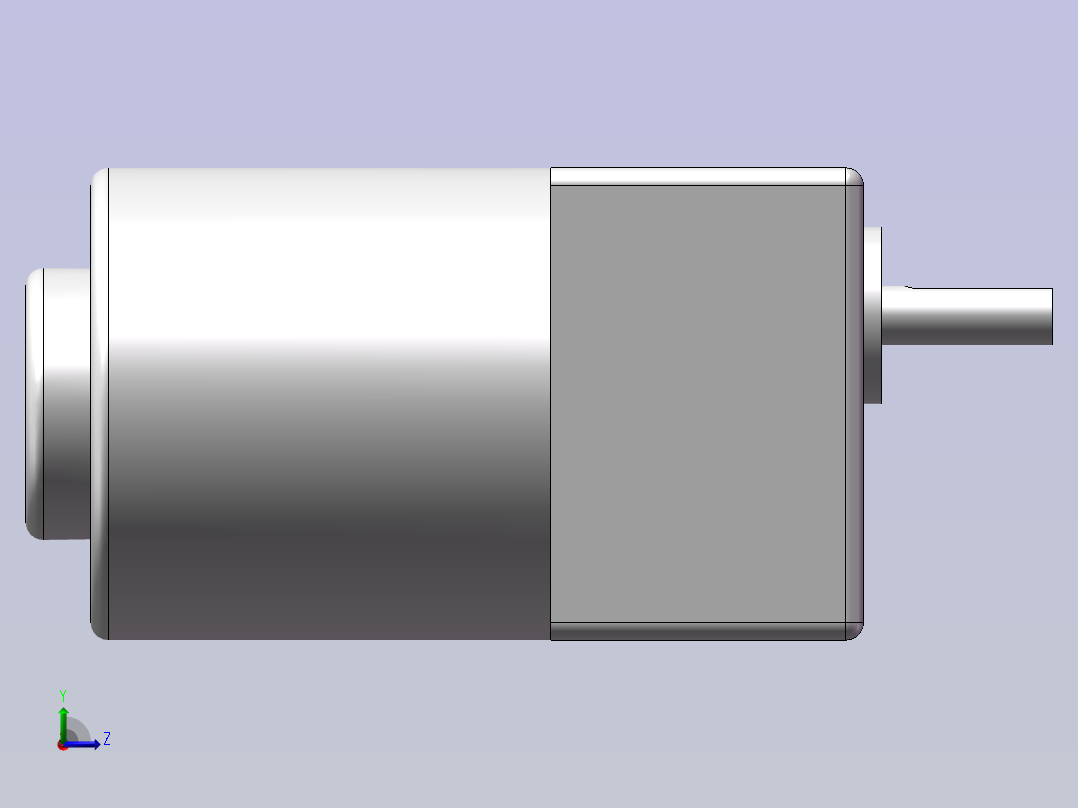 弯管机25w-5gn10k电机左视图
