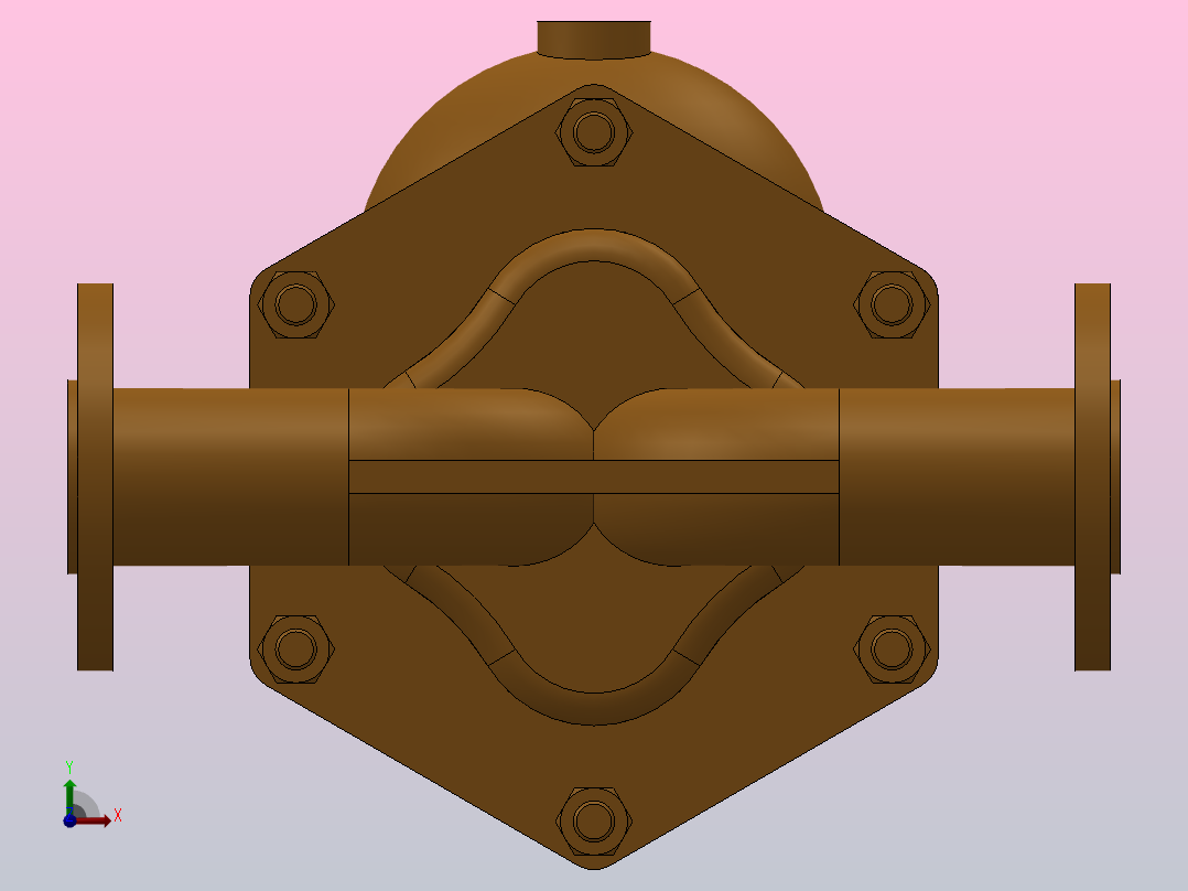 CA44S 碳钢空气和气体疏水阀 DN40-DN50[CA44S　DN50　ASME300]前视图