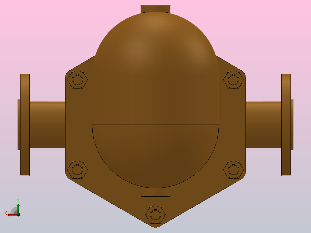 CA44S 碳钢空气和气体疏水阀 DN40-DN50[CA44S　DN50　ASME300]后视图