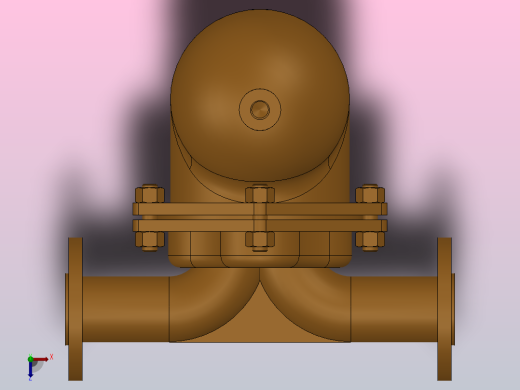 CA44S 碳钢空气和气体疏水阀 DN40-DN50[CA44S　DN50　ASME300]俯视缩略图