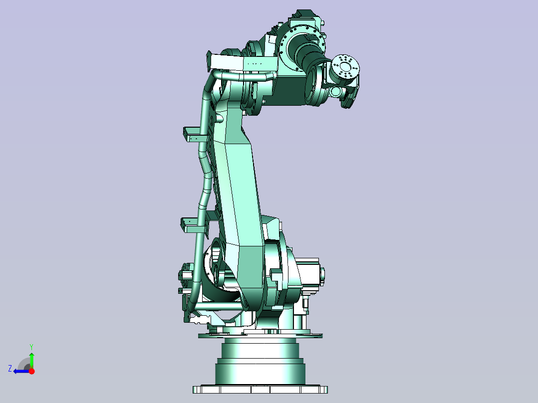 6轴机器人右视图