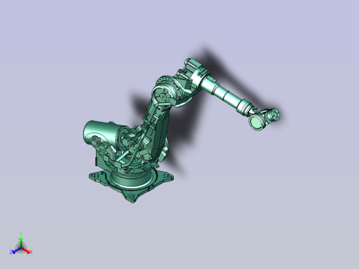 6轴机器人正等轴测缩略图