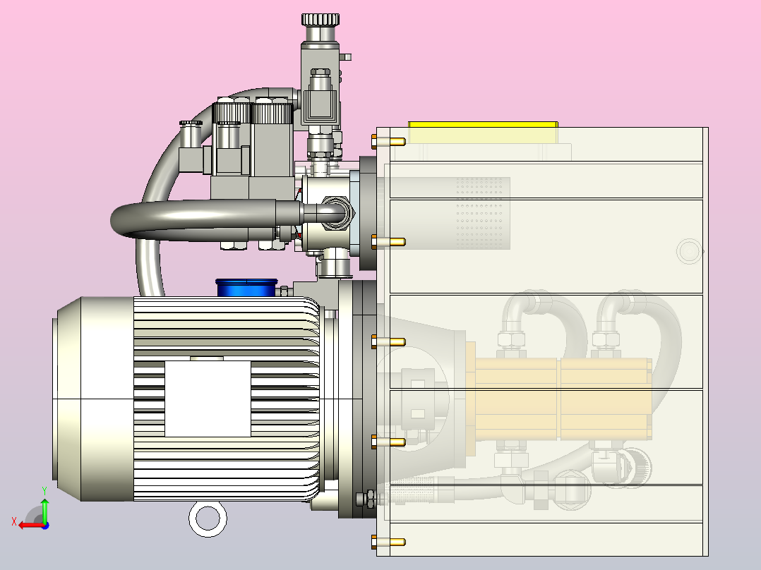 开杀泵站后视图