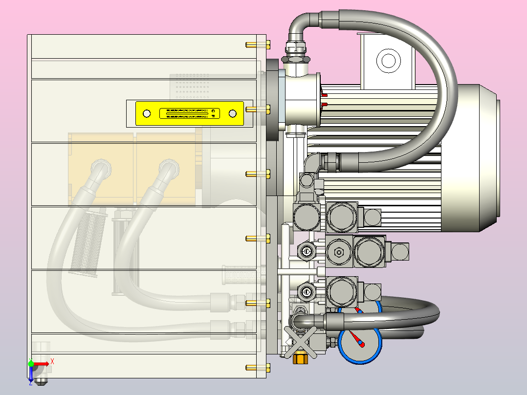 开杀泵站俯视图