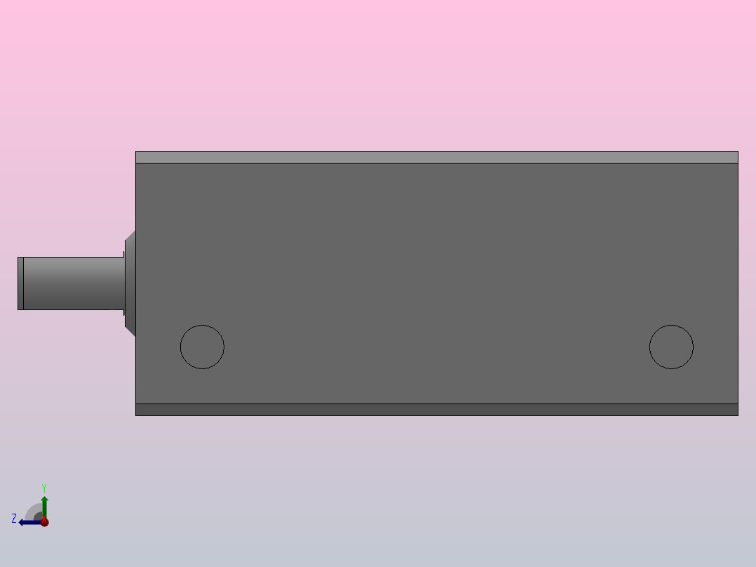 薄型气缸HSDA•HSDAS系列[HSDAS-12-30]右视图