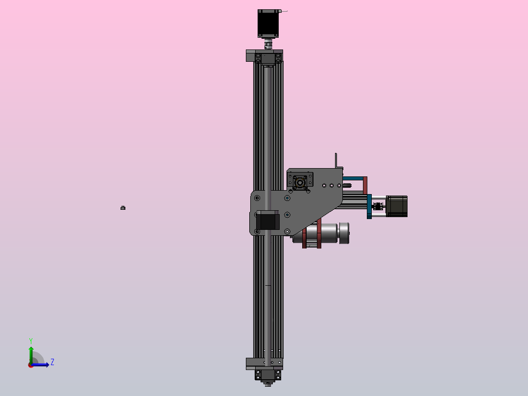 102-cnc-60cm-x-80cm-雕刻机左视图