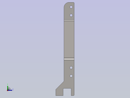 具可变参数的液压平台左视缩略图