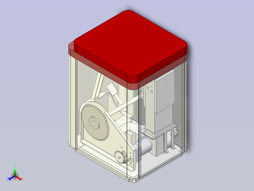 家用微生物垃圾处理器正等轴测缩略图
