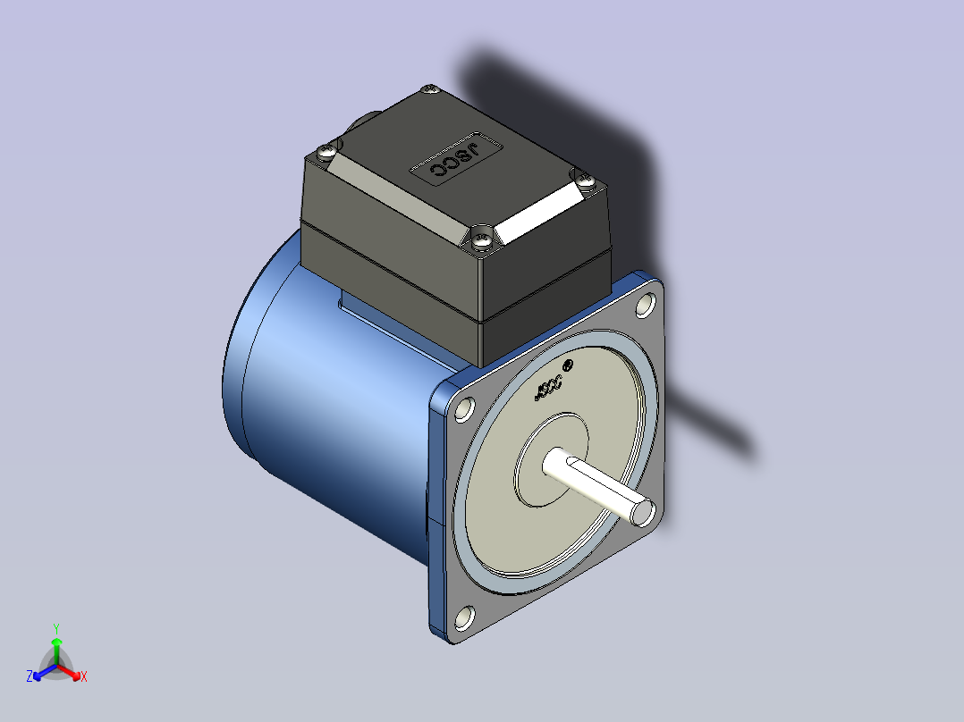 精研YR阻尼电机 25yr04主视图