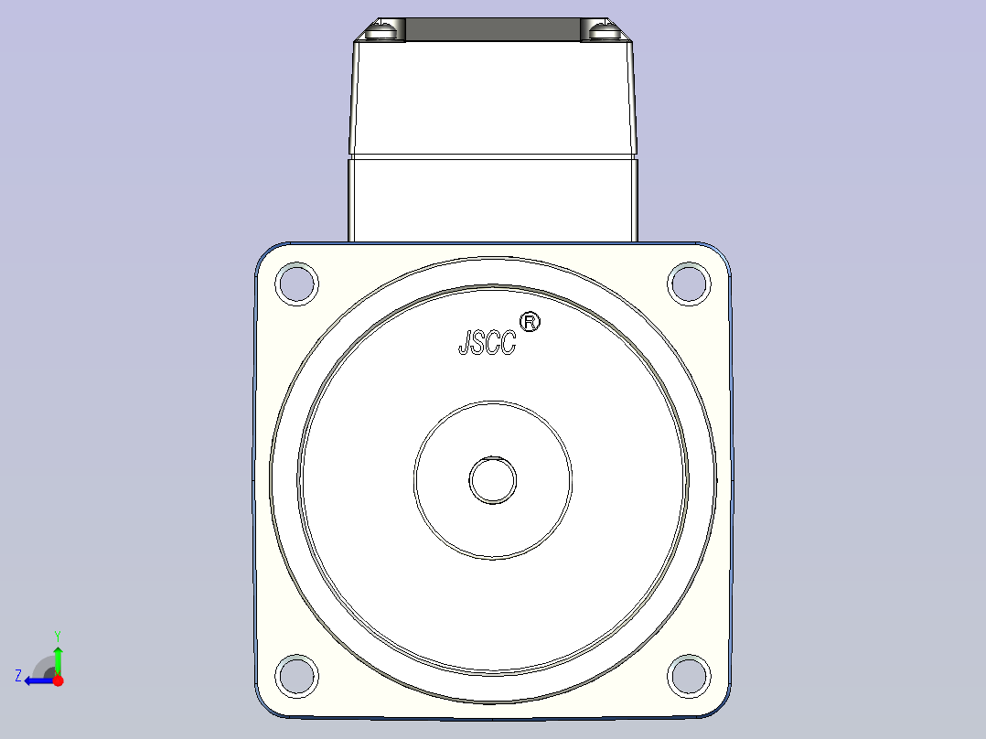 精研YR阻尼电机 25yr04右视图