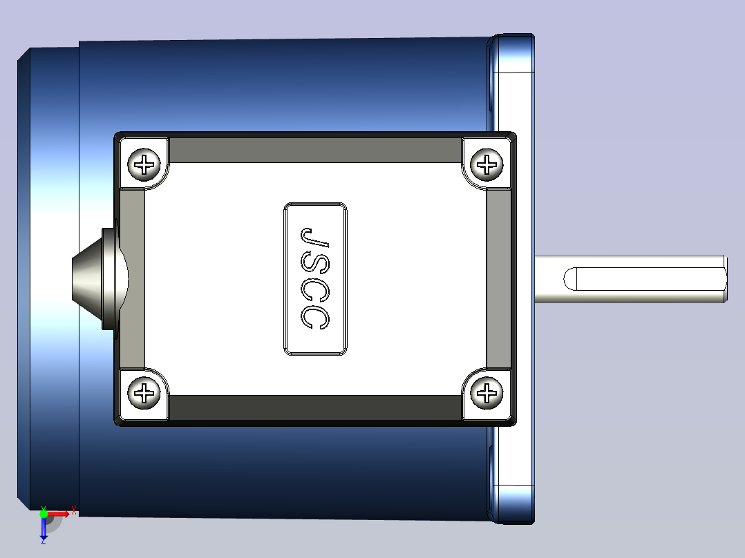 精研YR阻尼电机 25yr04俯视图