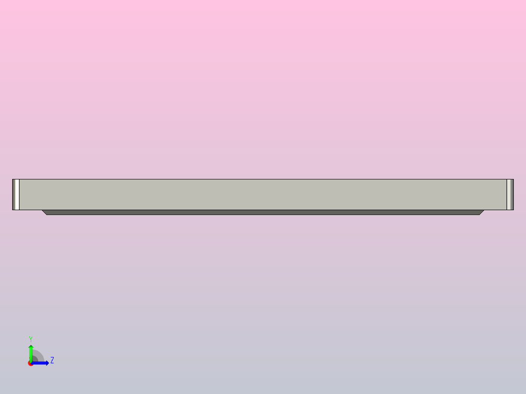 LED车载用灯左视图
