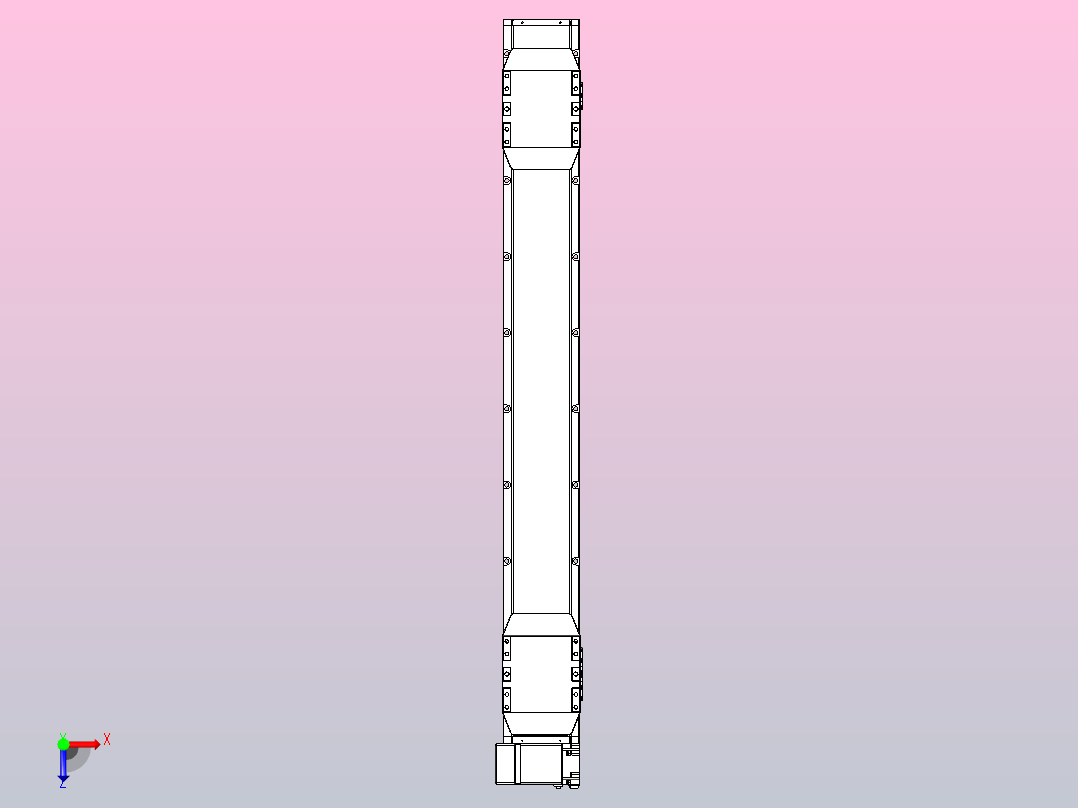 皮带直线轴双滑块型TPA-GCBS-150-P80-L425-LP-M75-N3俯视图