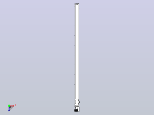 SCM14-2850-R滚珠花健、支撑座、滚珠丝杠、交叉导轨、直线模组俯视缩略图