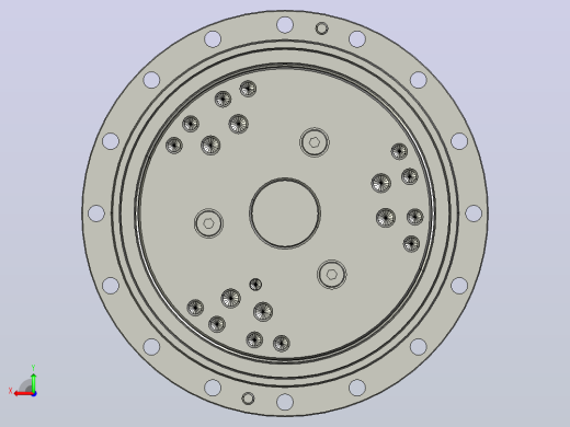 RV减速器常规产品外形图ZD-220BX-  -REA2-Z-B-24X60Key8-110145M8-3001后视缩略图