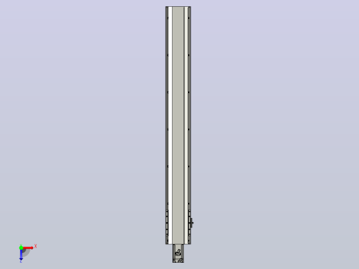 日规模组半封闭丝杆TPA-HNR-135T-1610C-L1050-M-HC40-N3俯视缩略图