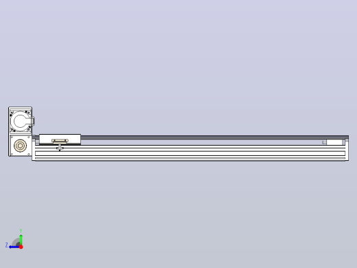 皮带直线轴半封闭可选导轨TPA-HNB-175D-140-L900-LU-Y-P75-N3右视缩略图